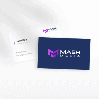 Business card design sample