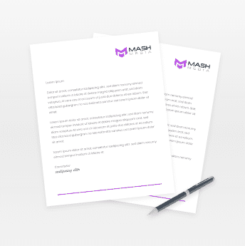 Letterhead design sample