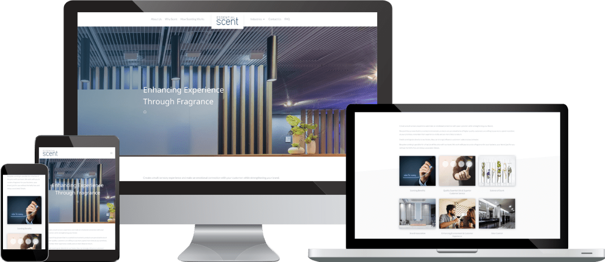Essential Scent website design case study