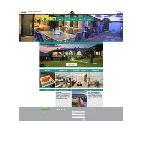 Website before the Mash Media revamp